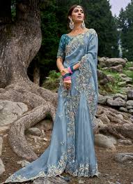 Embroidered Fancy Sarees
